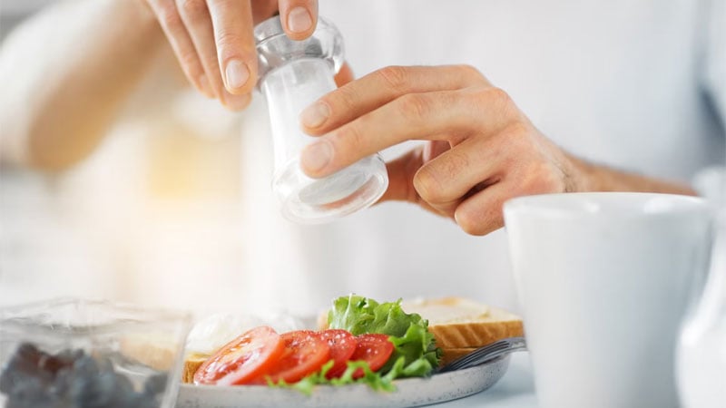 Does reducing salt in prepared foods promote health?