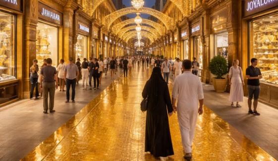 دبئی میں دنیا کی پہلی سونے کی سڑک بنائی جائے گی