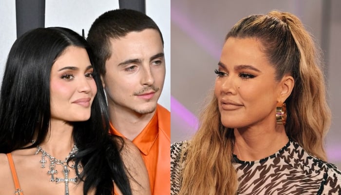 Khloé Kardashian reacts to Kylie Jenner, Timothée Chalamets budding romance