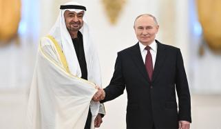 اماراتی صدر کی روسی ہم منصب سے ملاقات