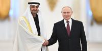 اماراتی صدر کی روسی ہم منصب سے ملاقات