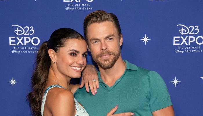 Derek Hough and Hayley celebrate one month of parenthood with emotional post