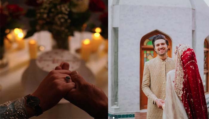 Waseem Junior celebrates first wedding anniversary with heartfelt post