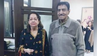 ماضی کی معروف ہیروئن زیبا کا لیجنڈری اداکار مصطفیٰ قریشی کے اعزاز میں ڈنر