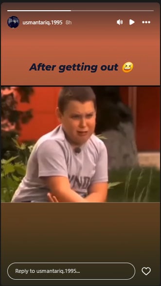 آؤٹ ہونے کے بعد کیمرون گرین کے اشارے، عثمان طارق کا ردِعمل