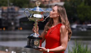 آسٹریلین اوپن چیمپئن ایلینا ریباکینا کا میلبرن کے یارا ریور بنک پر فوٹو شوٹ