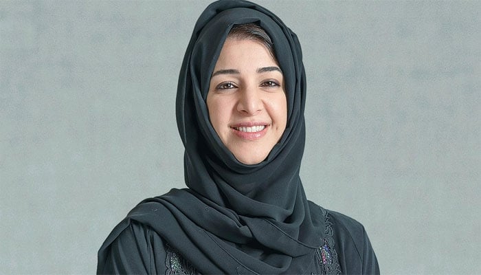 اماراتی وزیر مملکت  ریم بنت ابراہیم الہاشمی (تصویر سوشل میڈیا)۔