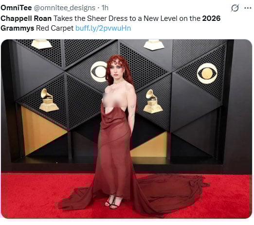 Chappell Roan to Heidi Klum: Most daring looks of 2026 Grammys