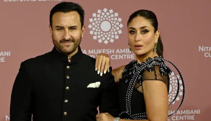 Kareena Kapoor, Saif Ali Khan go viral for dramatic expressions at ISPL match