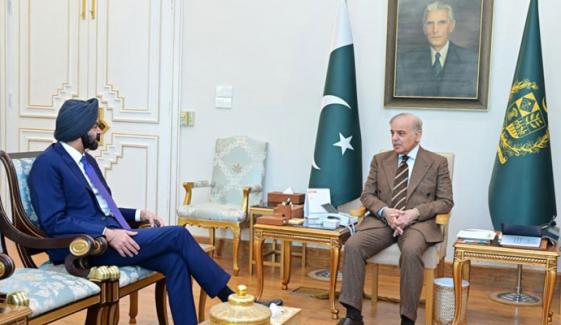 وزیراعظم شہباز شریف اور صدر ورلڈ بینک کی ملاقات، تعاون بڑھانے پر اتفاق