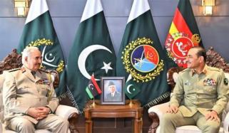 فیلڈ مارشل سے لیبیا کی مسلح افواج کے کمانڈر و ڈپٹی کمانڈر اِن چیف کی ملاقات