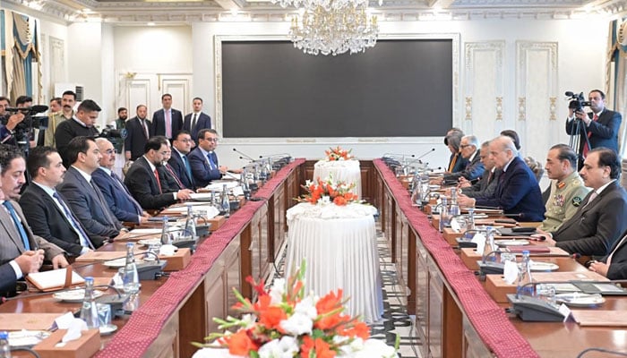 وزیراعظم شہباز شریف سے لیبیا کے اعلیٰ سطح کے وفد کی ملاقات، باہمی دلچسپی کے امور پر تبادلہ خیال