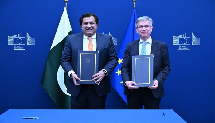 پاکستان اور یورپی یونین کے درمیان ٹیرف ریٹ کوٹہ تقسیم کے معاہدے پر دستخط