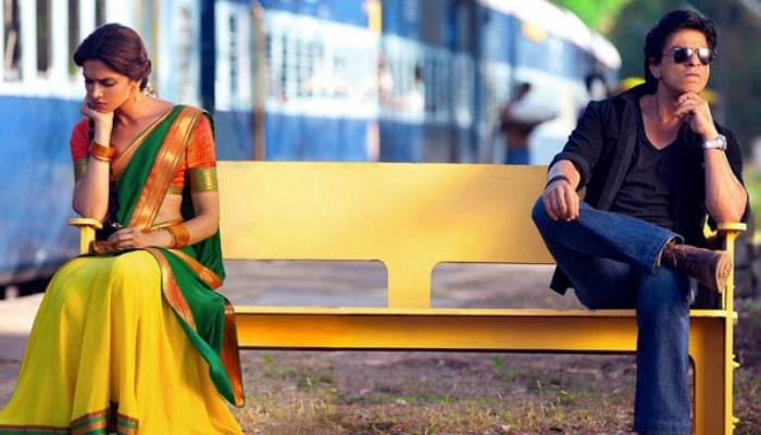 Deepika Padukone and Shah Rukh Khan