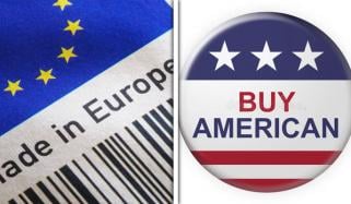 برسلز: امریکا میں ’امریکن مصنوعات خریدو‘ مہم کے جواب میں یورپی کمپنیوں کا جوابی وار