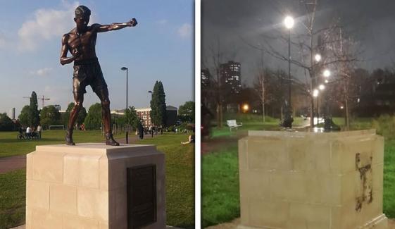 لندن: پارک سے برطانوی باکسنگ چیمپئن کا مجسمہ چوری