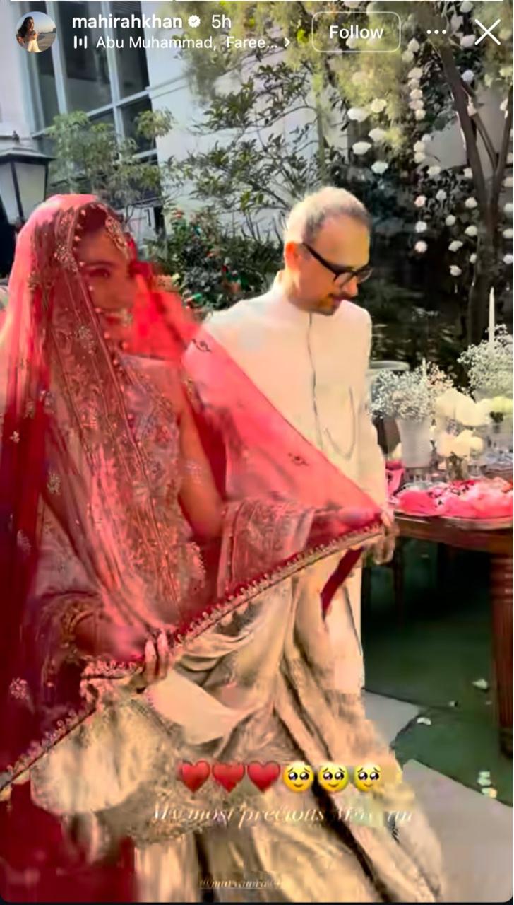 Mahira Khan, Zara Noor Abbas post wedding highlights of Asim Raza’s daughter