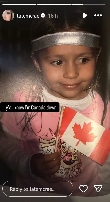 picture credit: Tate McRae/ Instagram