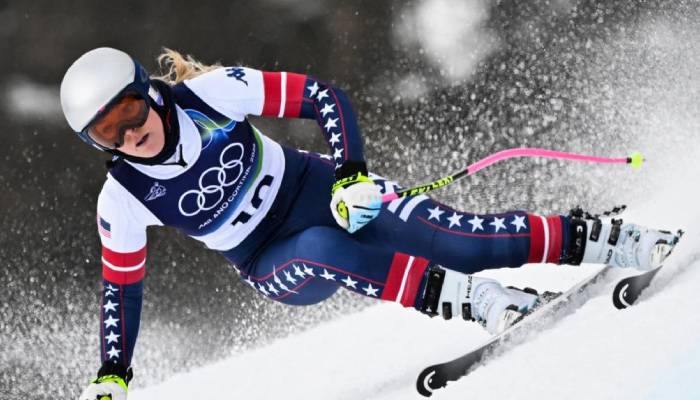 Lindsey Vonn finishes strong training run despite recent knee injury
