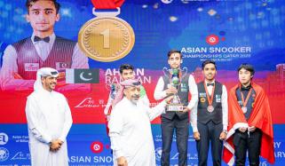 احسن رمضان نے ایشین انڈر 21 اسنوکر چیمپئن شپ جیت لی