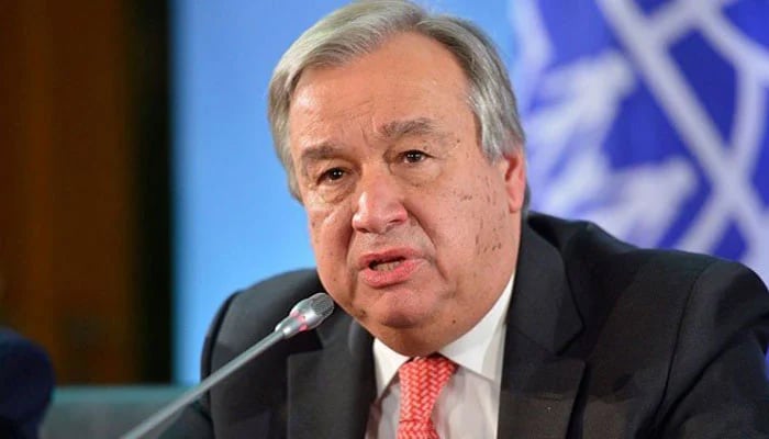 سیکریٹری جنرل اقوامِ متحدہ انتونیو گوتریس—فائل فوٹو