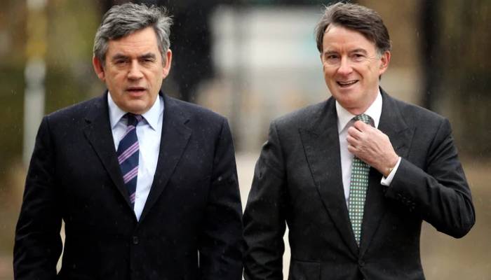 Peter Mandelson under fire as former PM Gordon Brown weighs in