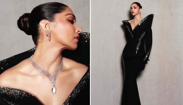 Deepika Padukone sets pulses racing in sculpted silhouette dress