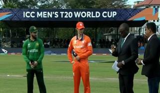 ٹی ٹوئنٹی ورلڈ کپ: پاکستان کا نیدرلینڈز کیخلاف ٹاس جیت کر بولنگ کا فیصلہ