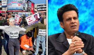 فلم پر تنازع، اداکار منوج باجپائی کے پتلے نذرآتش، منہ کالا کرنے کی دھمکیاں