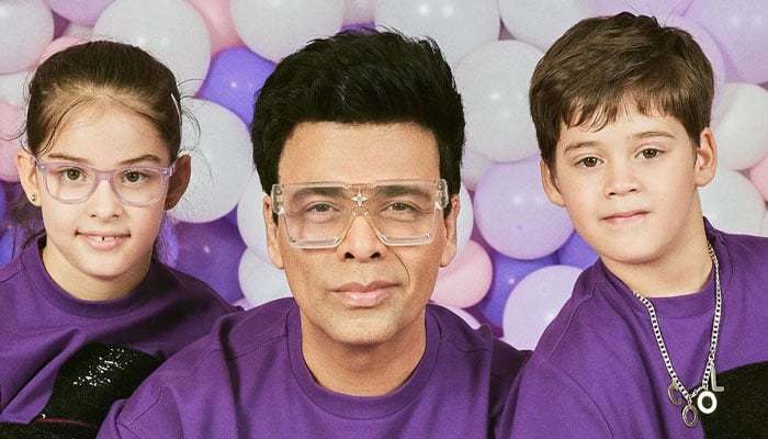 Karan Johar celebrates special milestone with his twin children