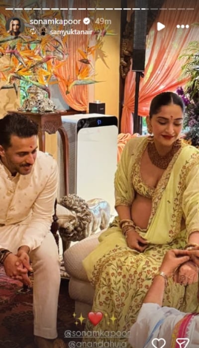 P.C.: Sonam Kapoor/Instagram Stories