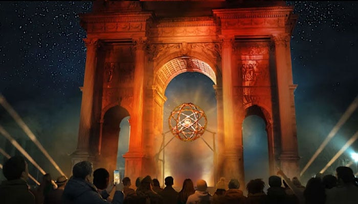 — سوشل میڈیا صارفین نے دعویٰ کیا کہ یہ علامت الٹے پینٹاگرام سے ملتی جلتی ہے۔