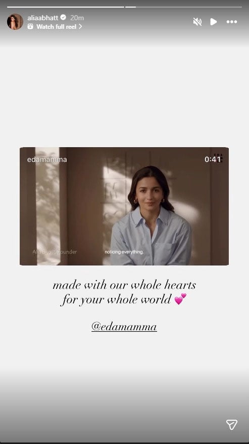 Alia Bhatt launched her childrens clothing brand Ed-a-Mamma in October 2020
