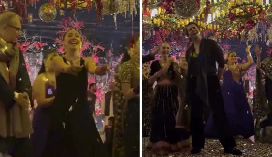 پرویز مشرف کی نواسی کی شادی، ماہرہ و شہریار نے رنگ جما دیا