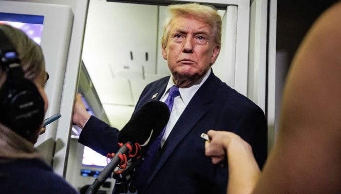 امریکی صدر ڈونلڈ ٹرمپ---فائل فوٹو