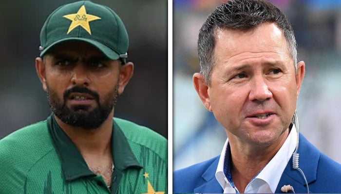 رکی پونٹنگ اور بابر اعظم— فائل فوٹو