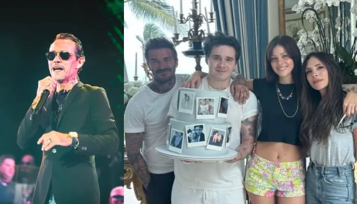 Marc Anthony calls Beckham family feud rumors ‘hardly the truth’