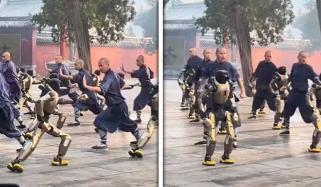 روبوٹس کی راہبوں کیساتھ مارشل آرٹ کی ٹریننگ، ویڈیو وائرل