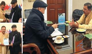  نعیم الرحمان مرزا کی وائس چیئرمین اوورسیز کمیشن پنجاب بیرسٹر امجد ملک سے ملاقات