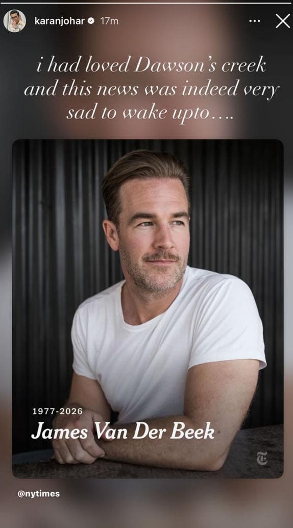 The Dawson’s Creek star died at the age of 48