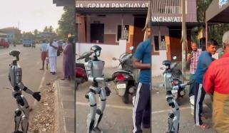 بھارت: نوجوانوں نے روبوٹ سے بھیک منگوا دی، مزاحیہ ویڈیو وائرل