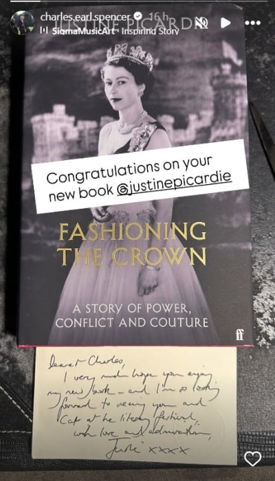 P.C.: Charles Earl / Instagram stories