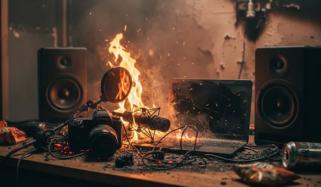 بھارت: یوٹیوبر نے فالوورز حاصل کرنے میں ناکامی پر 10 لاکھ کا اسٹوڈیو جلا دیا