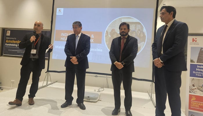 ایمسٹرڈیم: انڈس ہسپتال اور ہیلتھ نیٹ ورک کیلئے کامیاب فنڈ ریزنگ