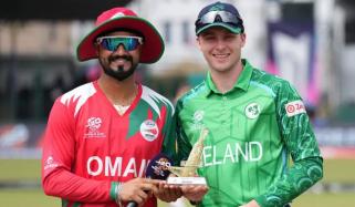 ٹی ٹوئنٹی ورلڈ کپ: آئر لینڈ کی عمان کیخلاف بیٹنگ جاری