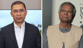 بنگلادیش: عبوری سربراہ ڈاکٹر یونس کی انتخابات میں کامیابی پر طارق رحمٰن کو مبارکباد