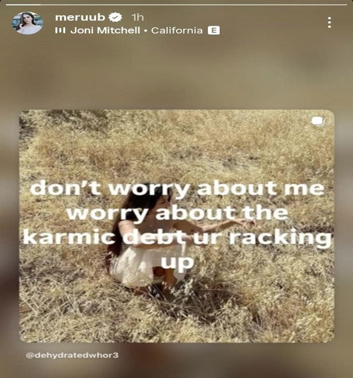 ہانیہ عامر کے ساتھ ویڈیو، کیا میرب علی نے سابق منگیتر عاصم اظہر پر طنز کیا؟