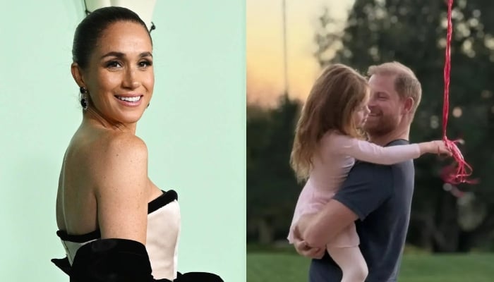 Meghan Markle reveals Lilibets face in Valentines Day post for Prince Harry