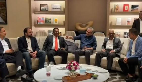 سری لنکن بورڈ کی محسن نقوی کے اعزاز میں خصوصی تقریب