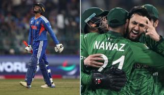 ٹی20 ورلڈکپ: ابھیشیک شرما آؤٹ، بھارت کے 5 اوورز میں 41 رنز